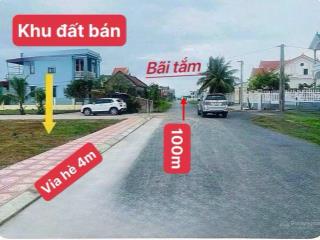 Bán đất khu du lịch biển 1 tỷ 268tr.sát bãi tắm chính
