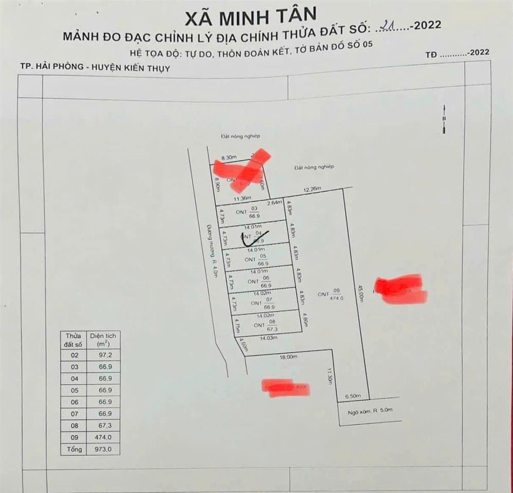 Đất đẹp Đoàn Kết – Minh Tân – gần Ga Nam Hải Phòng  Giá chỉ 8xx triệu  ZALO 0567 222 555