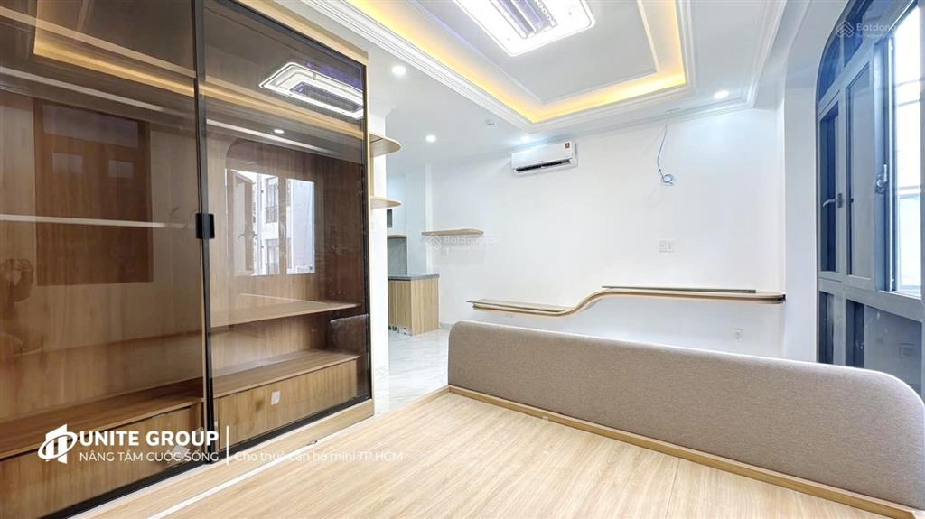 Căn hộ cho thuê 35m2 full nội thất mới cửa sổ gần chợ bà chiểu, bên cạnh q1, q3 đường lê văn duyệt