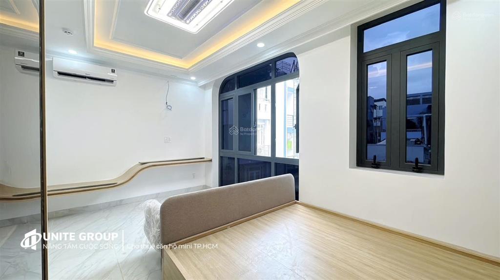 Căn hộ cho thuê 35m2 full nội thất mới cửa sổ gần chợ bà chiểu, bên cạnh q1, q3 đường lê văn duyệt