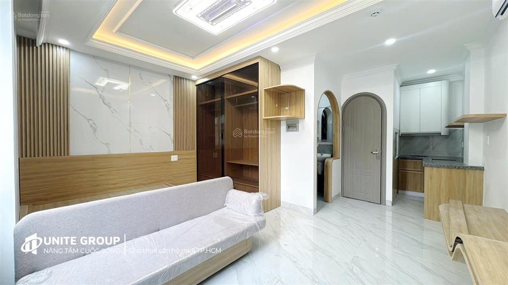 Căn hộ cho thuê 35m2 full nội thất mới cửa sổ gần chợ bà chiểu, bên cạnh q1, q3 đường lê văn duyệt