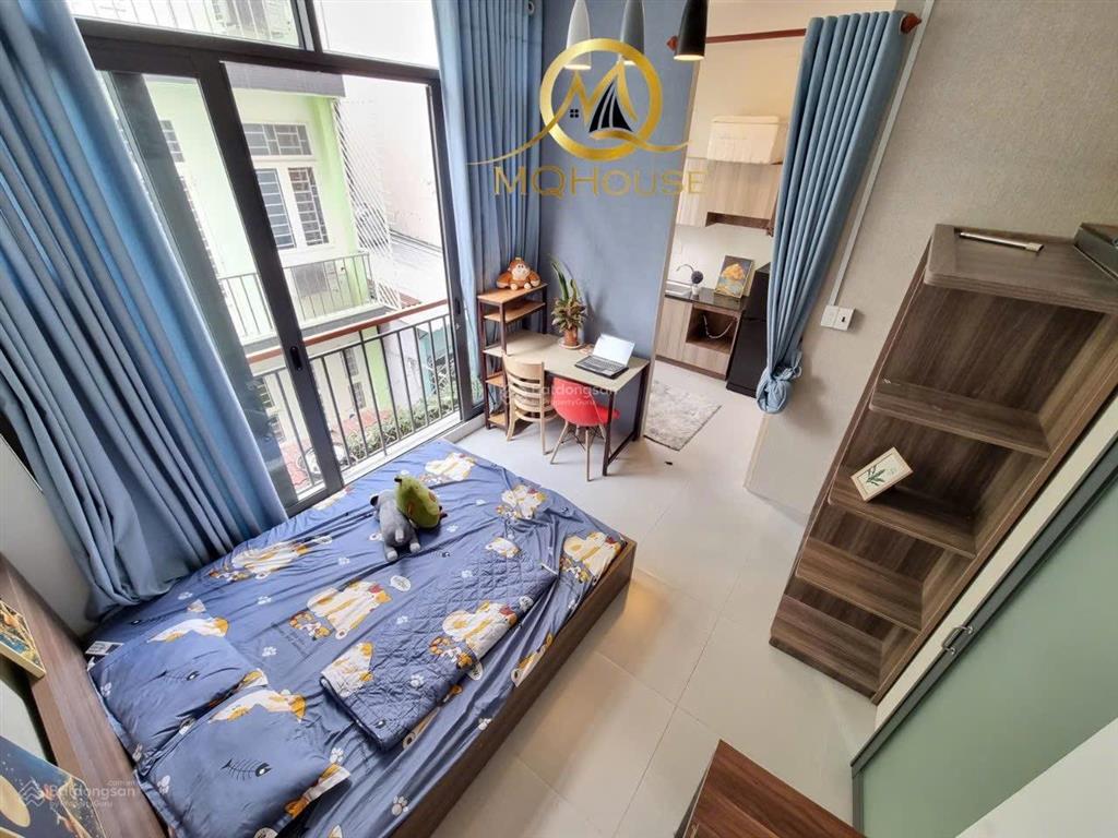 Cho thuê phòng phú nhuận 35m2 tách bếp, ban công, có gác khu phan xích long giáp q1, q3, trường sa