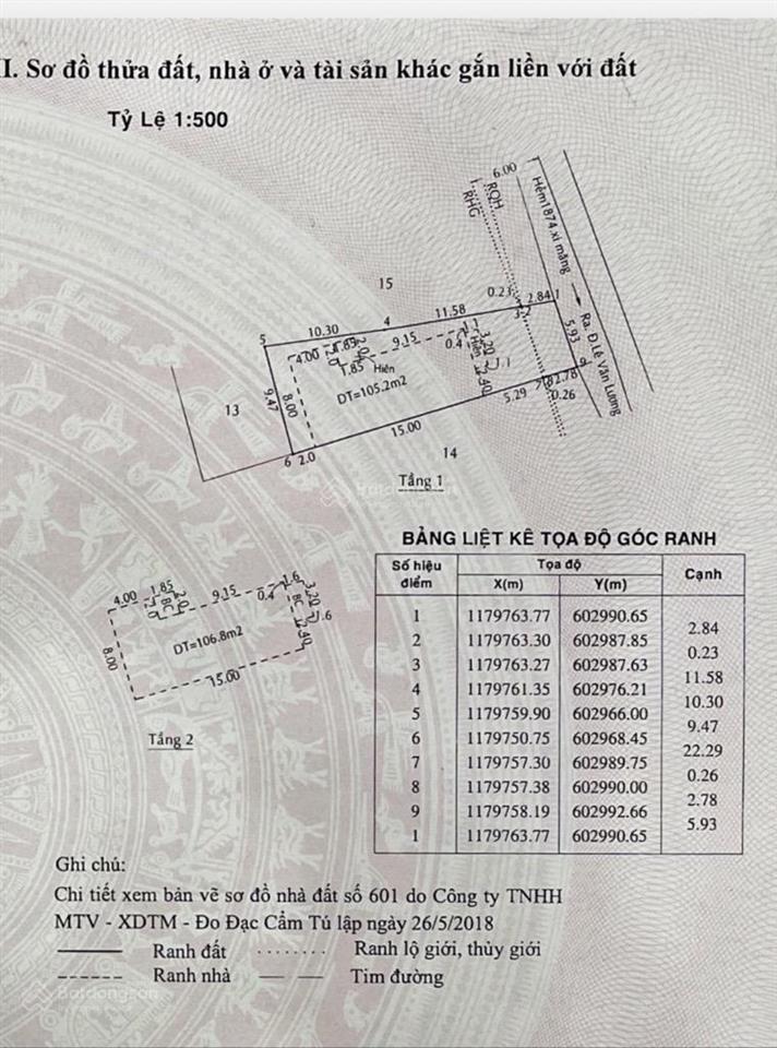 Biệt thự 2 tầng gần 200m  nở hậu hẻm xe hơi 10m lê văn lương,nhơn đức  8.899 tỷ