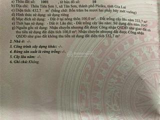Chính chủ cần tiền bán gấp đất mặt tiền đào duy từ pleiku