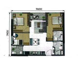 Bán căn hộ d  aqua bến bình đông, q8, 49m2, view bình đông 1pn, 1wc 3.3 tỷ