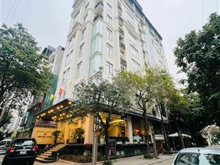 Bán toà văn phòng mặt phố hoàng quốc việt 185m, mặt tiền 15m có 145 tỷ. tt cầu giấy.