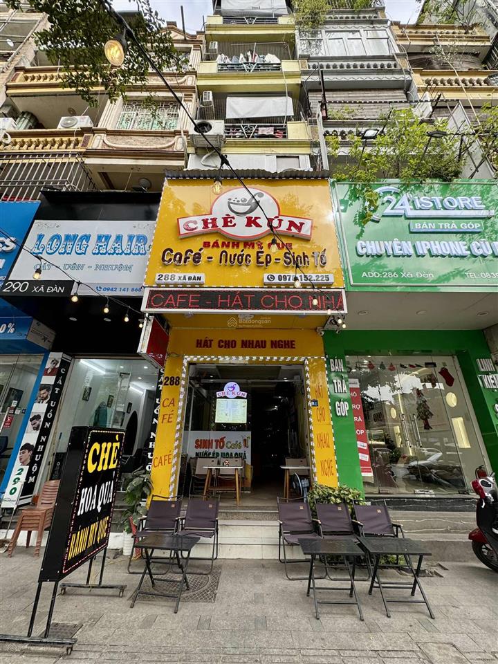 Chính chủ cho thuê và sang nhượng cửa hàng mặt phố 288 xã đàn  kinh doanh đa dạng  vỉa hè rộng 4m