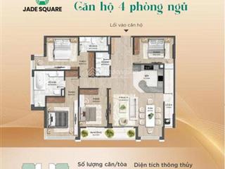 Chỉ từ 1ty2, sở hữu ngay căn hộ trung tâm bắc từ liêm  jade square