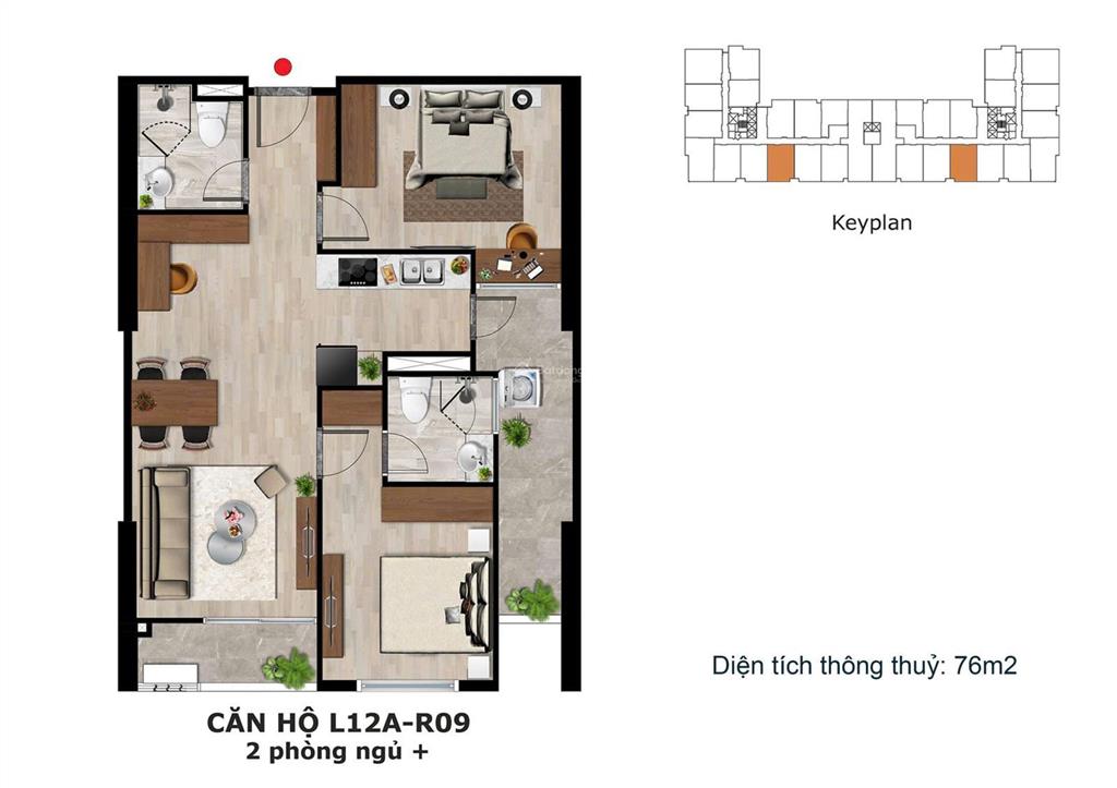 Sở hữu căn hộ trung tâm chỉ với hơn 700 triệu tại chung cư eden garden hàng f0 từ cđt