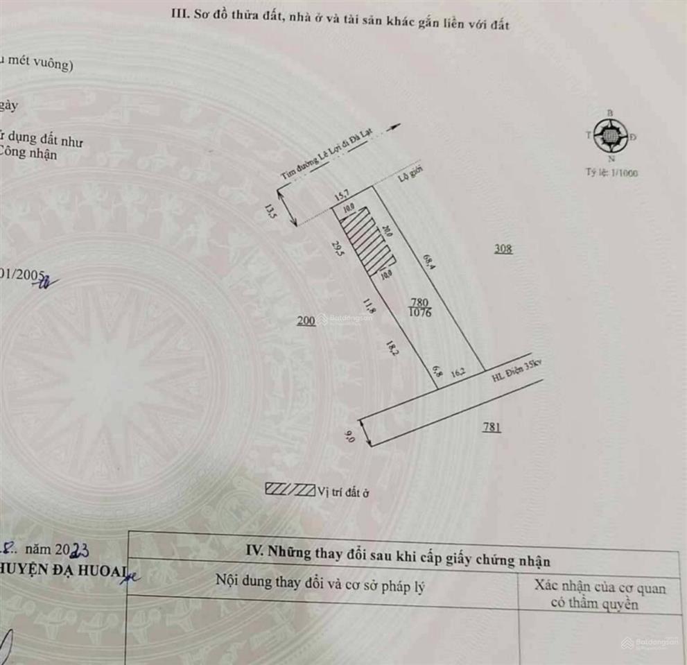 Bán nhà vườn hơn 2 sào ngay quốc lộ 20 (dưới đèo bảo lộc)