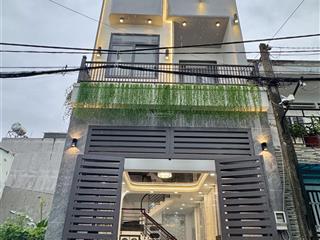 Nhà mới đẹp 3 tầng  hxh thông 6m  ngay ub quận 12 giáp gò vấp