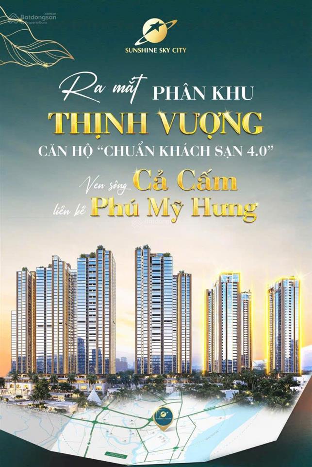 Bán gấp căn hộ đẹp sunshine sky city, 6,2 tỷ, 84m2, 2pn, 2wc, nhiều tiện ích tại quận 7, hcm