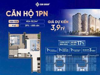 Suất nội bộ trực tiếp từ cđt  giá tốt nhất thị trường căn hộ nghĩ dưỡng 1pn giá từ 4 tỷ full nt