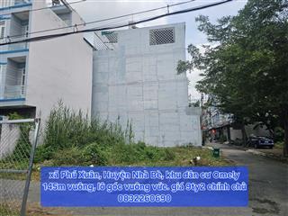 145m2 lô góc khu omely đường đào tông nguyên, nhà bè giá 9ty2 còn thương lượng