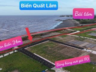 Bán lô đất 163.5m2 lô 2 mặt tiền giá 2.3 tỷ/lô vị trí biển quất lâm  nam định