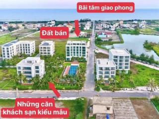 Chính chủ bán lô đất 163.5m2 lô 2 mặt tiền giá 2.3 tỷ /lô đường trục chính kinh doanh biển quất lâm