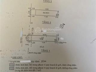 Hxh thông lê văn sỹ, dtsd 150m2, 3 tầng btct, hơn 8 tỷ