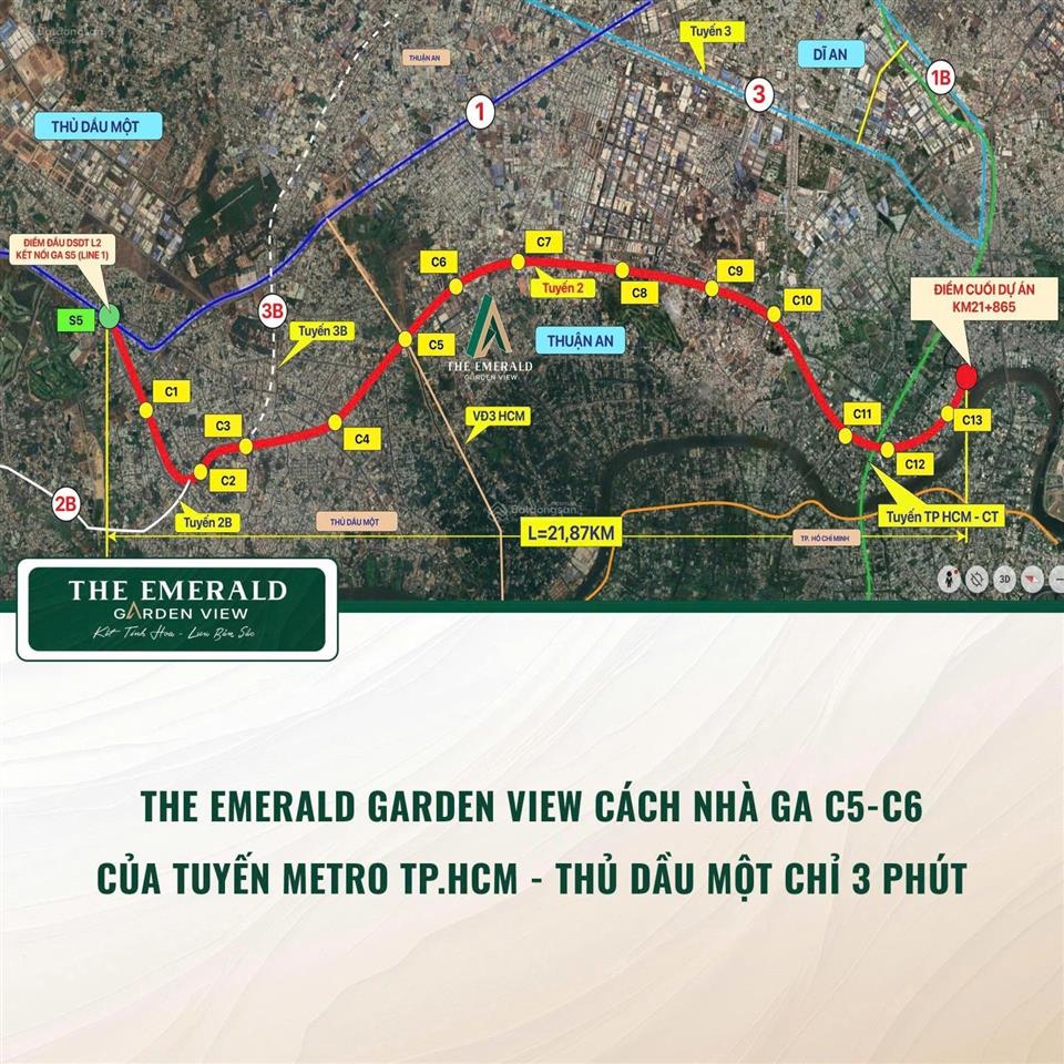 The emerald garden view căn hộ trung tâm thuận an chỉ 1,39 tỷ, 0.5%/tháng trong 30 tháng