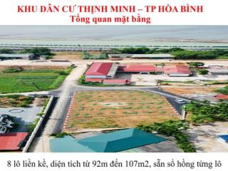Đất nền 2mặt tiềnview sông đà cực hiếm tại trung tâm tp.hòa bình.chỉ từ 6xxtriệu/lôsổ đỏ trao tay