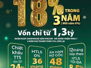 Bán shophouse vinhomes quảng trị dự án royal park city (căn hg03  33 áp góc, vị trí vàng)