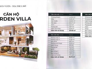 Căn garden villa  diện tích 300 vuông  thông 3 tầng  phù hợp gia đình nhiều thế hệ  gía hợp lý