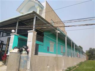 Bán dãy trọ kcn đức hòa 12 phòng , hoàn công, thu nhập 14 triệu/tháng . 370m2 ngang 6 dài 61 .