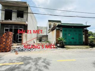 Đất hóc môn cần bán , 105m2 5 x 21 , gần chợ hóc môn giá 3 tỷ 490 , sổ hồng riêng
