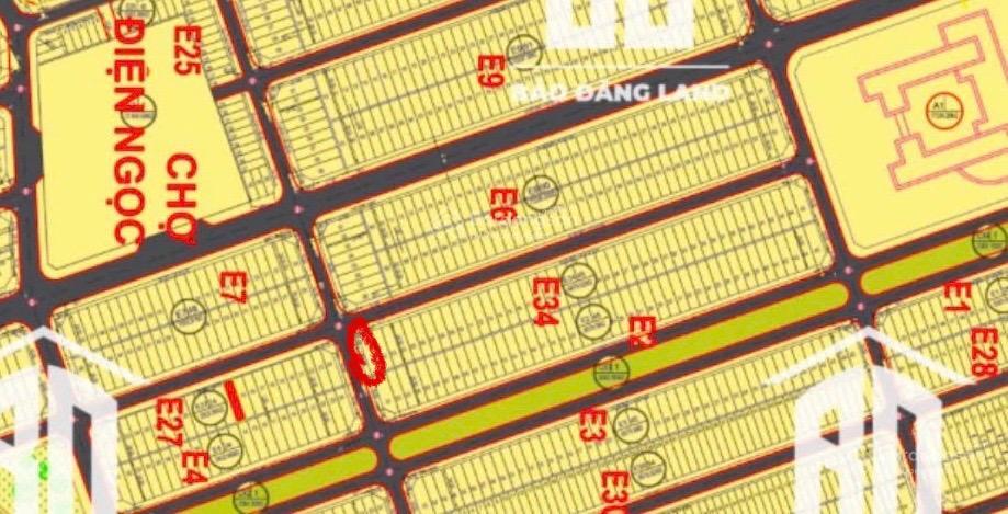 Bán lô góc gần chợ điện ngọc, kđt số 9, phan trọng tuệ, điện ngọc, điện bàn, quảng nam, giá 35tr/m2