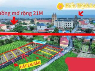 Duy nhất 2 lô gần biển này chưa đến 1 tỷ, đường đê biển đang mở rộng lên 32m rồi.