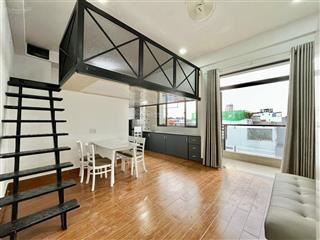 Căn hộ có gác 38m2 ban công bạch đằng, bình thạnh gần chợ bà chiểu, cầu bông, ngã tư hàng xanh, q1