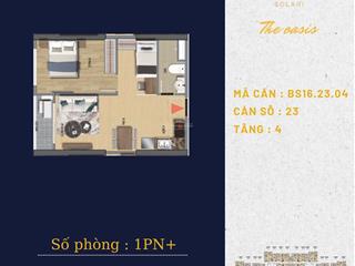 Căn hộ 1pn+ view công viên 36ha  the oasis  vinhomes grand park  đã có sổ