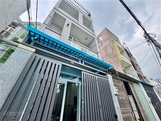 Siêu phẩm 4 tầng khu an ninh đồng bộ lê văn khươnghẻm oto trước nhàngang lớn 4.5m  4pn5wc