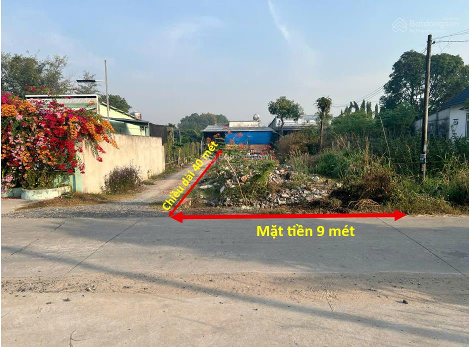 Bán đất 360m2 hẻm đường nguyễn thị nê, phú hòa đông, củ chi, tp.hcm