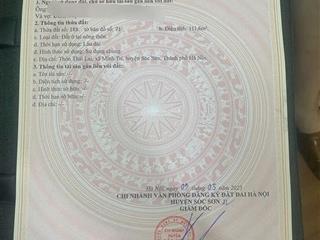 Bán đất full thổ cư ở minh trí sóc sơn hà nội. giá chưa đến 2ty. nhà đầu tư sở hữu ngay 111,6m2