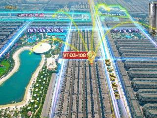 Bán bt vinhomes ocean park 2, 9,252 tỷ, 54m2, 3 tầng, long hưng, văn giang, hưng yên