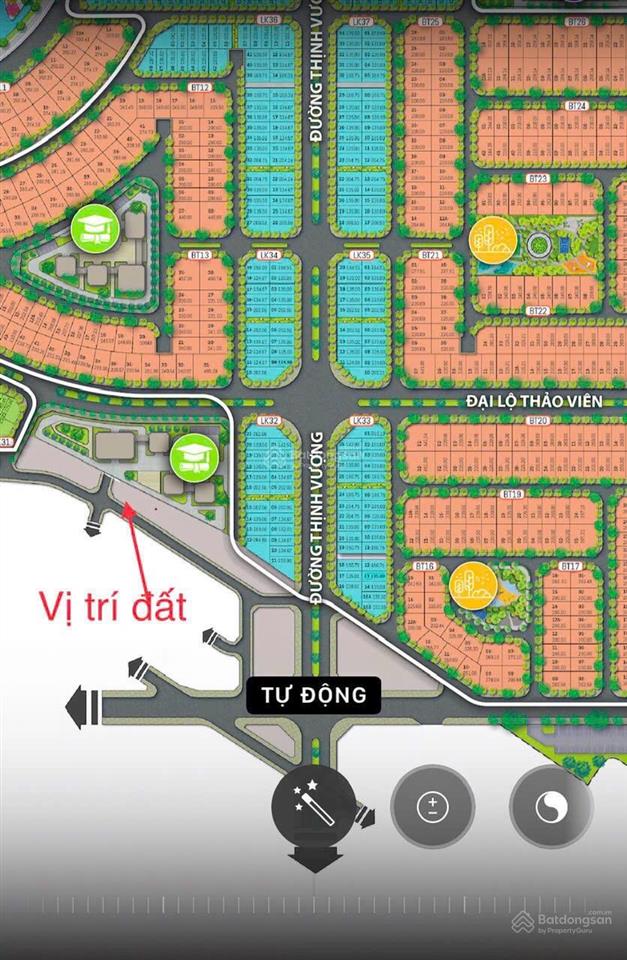Lô áp lô góc đất dịch vụ di trạch khu 16.32ha hoài đức