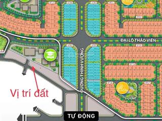 Lô áp lô góc đất dịch vụ di trạch khu 16.32ha hoài đức