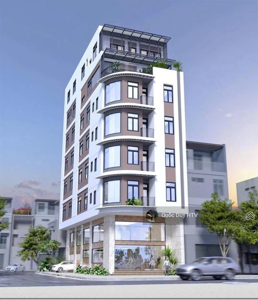 210tr/m2 duy nhất lô góc huy hoàng xd  hầm 7 tầng. 43 tỷ. dt  10x20 cn 200m2