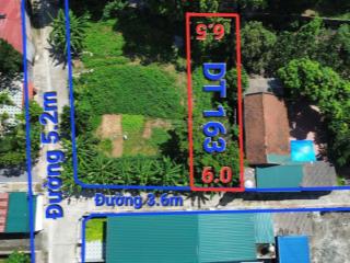 163m  mặt tiền 6.0m  ngay ub, tường học  chỉ hơn 2 tỷ