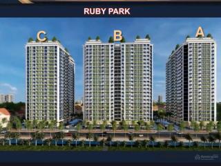 Căn hộ suất ngoại giao 2pn 2wc tại ruby park, 4,1 tỷ, 61,6m2, long biên, hà nội