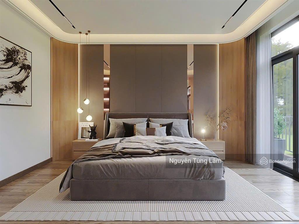 Bán nhà liền kề hc 319 golden city long biên  khu vip mặt vườn hoa 90m² full nội thất