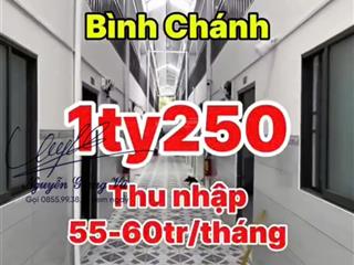 Bán dãy trọ 18 phòng  2kiot, 7.95ỷ, 345m2 tại thị trấn tân túc, bình chánh, hcm