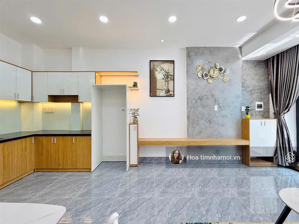 Nhà đẹp lê văn thọ gò vấp sổ vuông vức ngang 4m thu nhập 12tr/1 tháng đi 100m ra quang trung