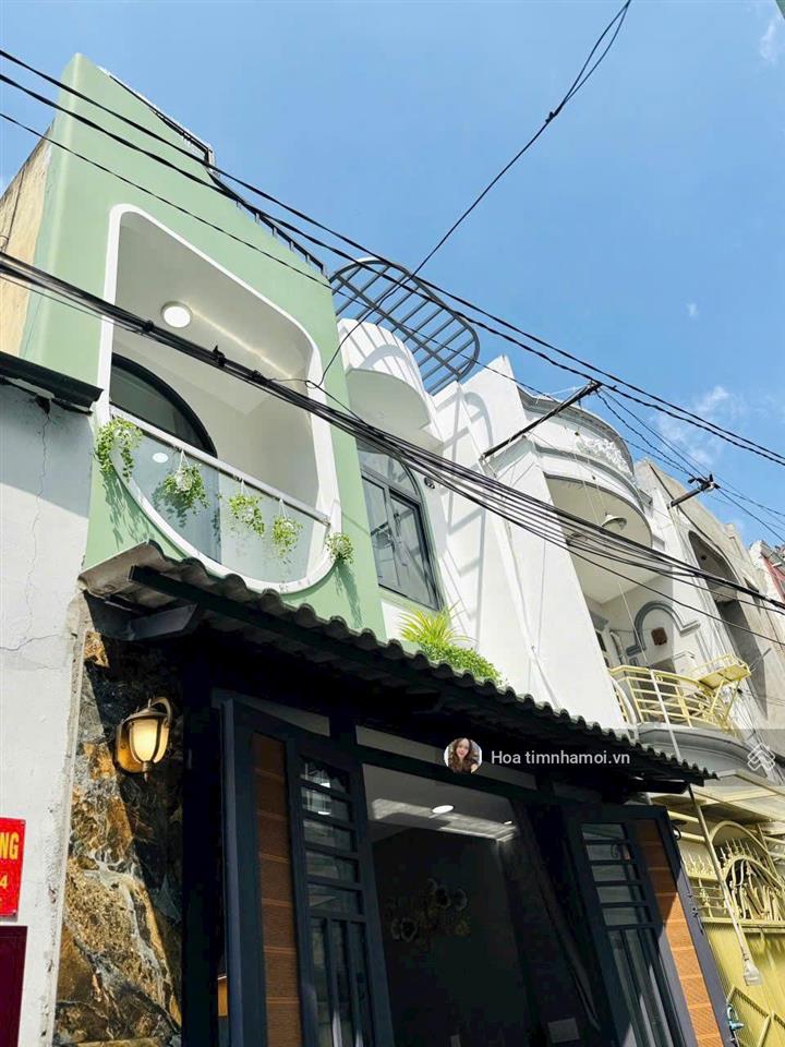 Nhà đẹp lê văn thọ gò vấp sổ vuông vức ngang 4m thu nhập 12tr/1 tháng đi 100m ra quang trung