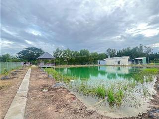 Bán đất khu nghĩ dưỡng tại tt cần giuộc, long an, giá 1,45 tỷ, diện tích 2000m2 (thổ cư 173m2)