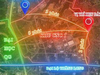 View hồ, cạnh fpt, viettel, vin, đất tại phố hạ bằng, thạch thất, hà nội, nhỉnh 3 tỷ, 86 m2
