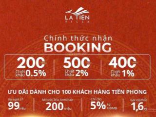 La tiên villa  đất tiên vịnh ngọc.