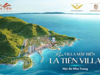 Sở hữu biệt thự biển khu compound 5 sao ngay tại phía bắc nt giá chỉ từ 13 tỷ, ck lên đến 18,5%.