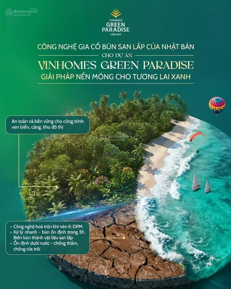 Mở bán dự án siêu đô thị lấn biển vinhomes paradise cần giờ