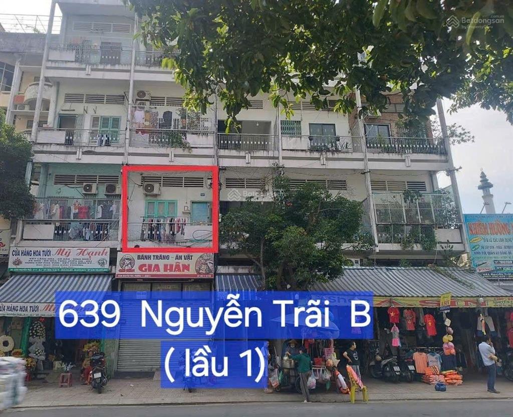 Cần bán gấp cc 639 nguyễn trãi b thang bộ , tầng 1 phường 11 q5 diện tích 103m2, 3pn, 2wc căn